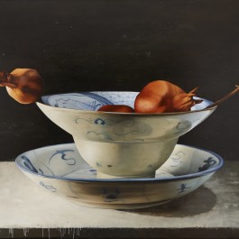 Chinese bowl with pomegranates