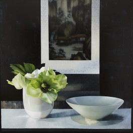 Hellebores by the stream